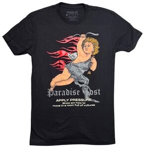 Paradise Lost Apply Pressure Cherub Graphic Tee Mens Small Streetwear NWOT